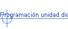 Programacin unidad didctica